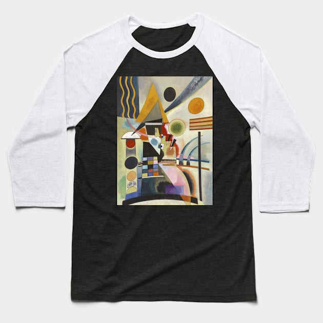 Swinging, Wasily Kandinsky Baseball T-Shirt by big_owl